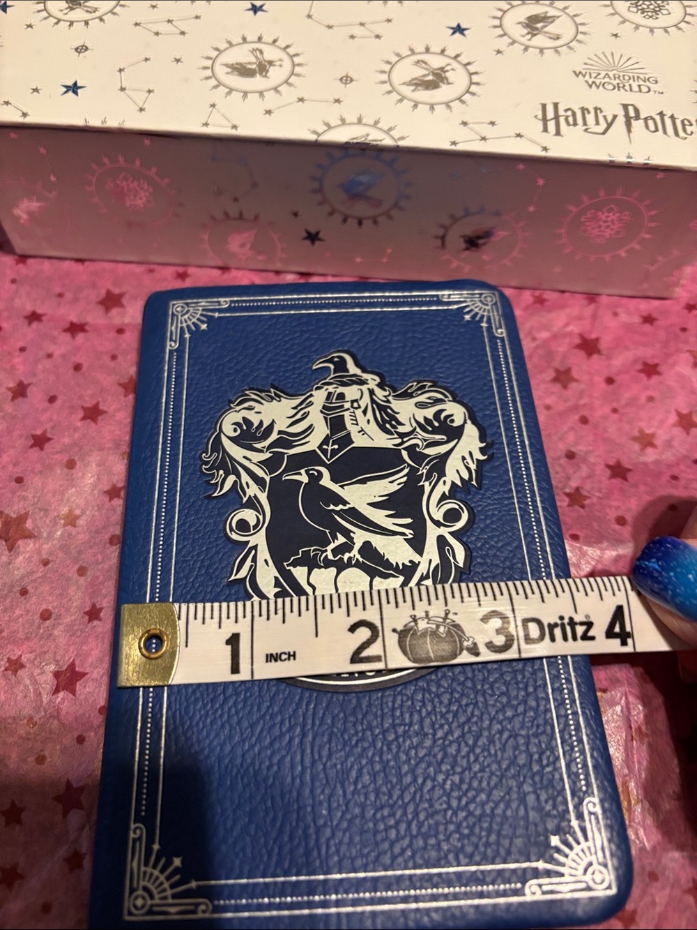 Harry Potter Ravenclaw Journal - Blue, Silver and Wizarding World Box - Picture 6 of 12